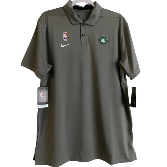 Nike Other - Nike Boston Celtics Statement Edition Coaches Performance Polo-Gray